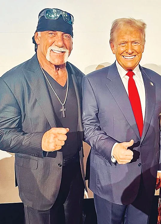 Hulk  Hogan  era prieten  bun cu  Donald  Trump. SURSA FOTO: INSTAGRAM