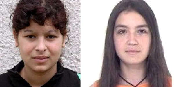 Andreea Mădălina Mosor şi Diana Evelina Pipie( de la stânga la dreapta)