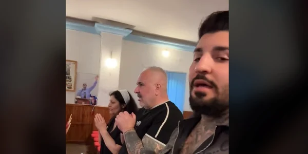 Sile Cămătaru a fost la biserică Foto Captură video   TikTok jpg