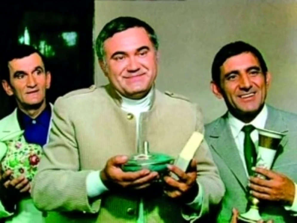Dem Rădulescu, unul dintre cei mai mari actori români, în filmul "Brigada diverse"