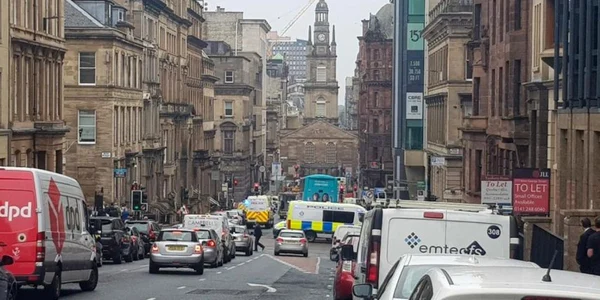 Atac cu cutitul la Glasgow FOTO EPA-EFE