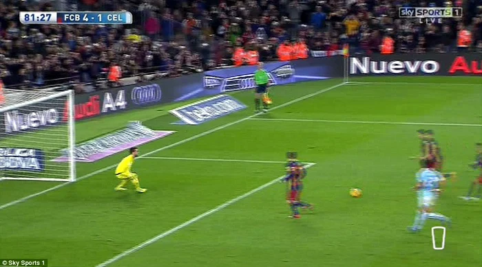 Faza penalty-ului bătut de Messi