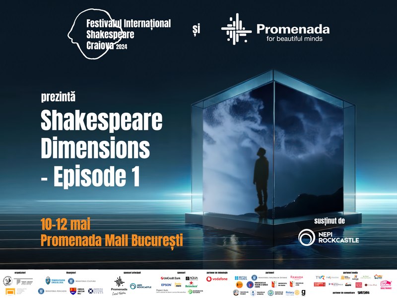 Shakespeare Dimensions, o experiență imersivă unică în România, dedicată dramaturgului englez