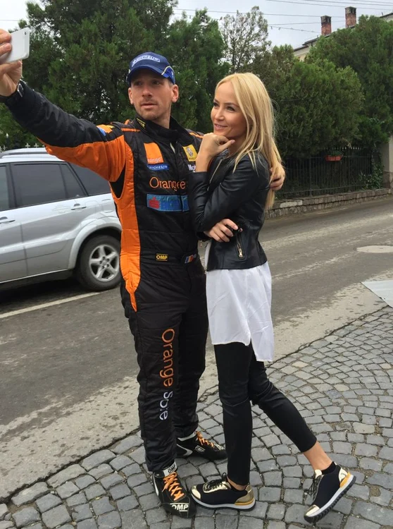 Octavia şi Alex s-au aflat în aceeaşi maşină la raliul Sibiului