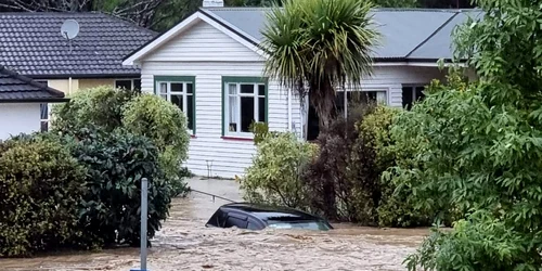 Inundatii in Noua Zeelandă FOTO AFP PHOTO / ANDREW APP / SARA HOLLYMAN