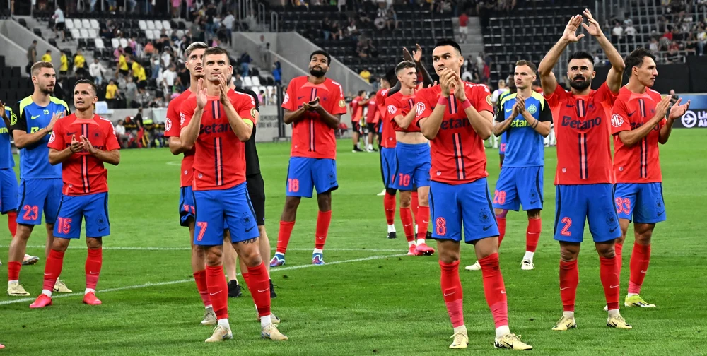 FCSB s-a prezentat bine la Linz, contra lui LASK, în Europa League. Foto Facebook