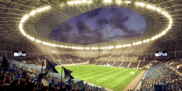 Primele imagini 3D cu noul stadion din Craiova Foto