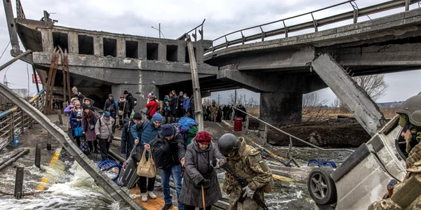 A 13-a zi de război între Rusia şi Ucraina.FOTO EPA-EFE