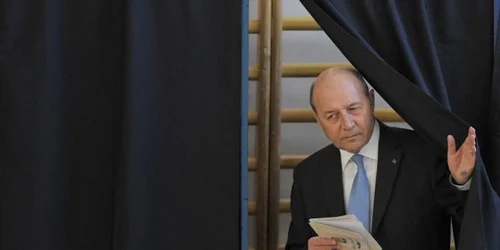 Traian Băsescu alegeri europarlamentare 2019 vot FOTO Mediafax Andreea Alexandru