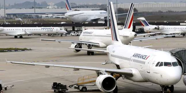 Air France nu a stabilit încă motivul declanşării alarmei de incendiu Foto: AFP