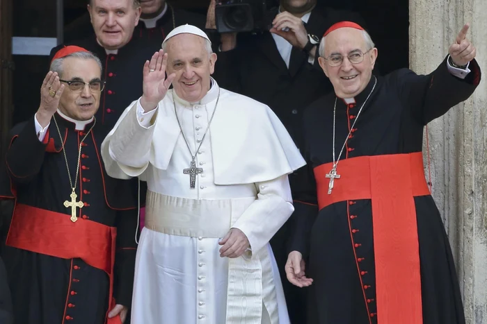 Papa Francisc a criticat Biserica în intervenţia sa în faţa cardinalilor  FOTO Reuters