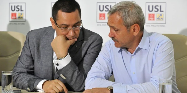 Victor Ponta si  Liviu Dragnea  FOTO Mediafax