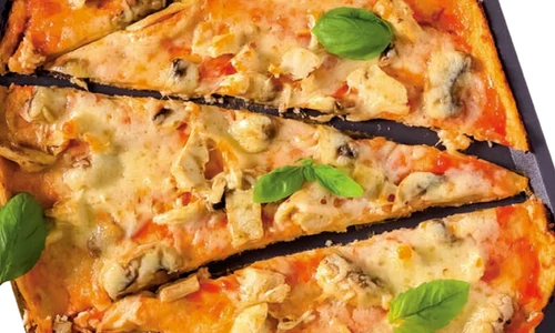 Pizza cu blat de conopidă jpg