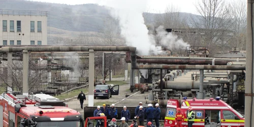 simulare de accident chmic la termocentrala halanga FOTO Corina Macavei 