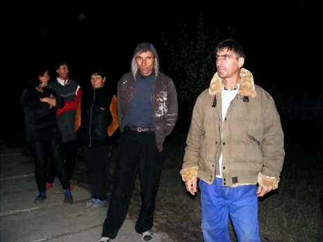 locatari ai barăcilor din Halânga