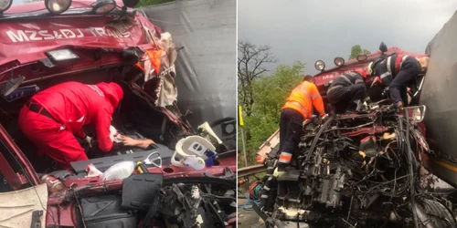 Accident pe DN7 E81 Bujoreni Vâlcea produs în 2018 Foto Adevărul