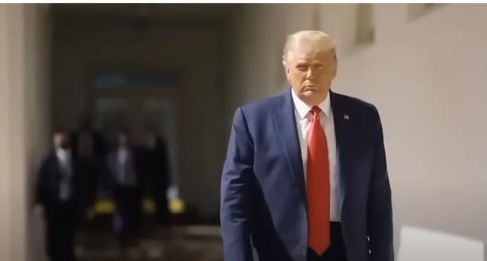 Donald Trump, în clipul incriminat. FOTO captura video YouTube Run Boy Run