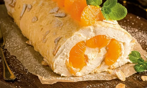 ruladaa meringue cu mandarine jpg
