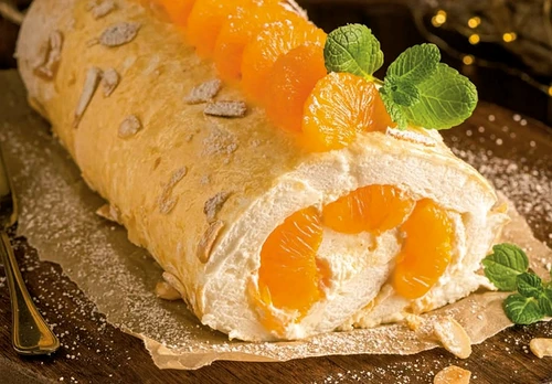 ruladaa meringue cu mandarine jpg