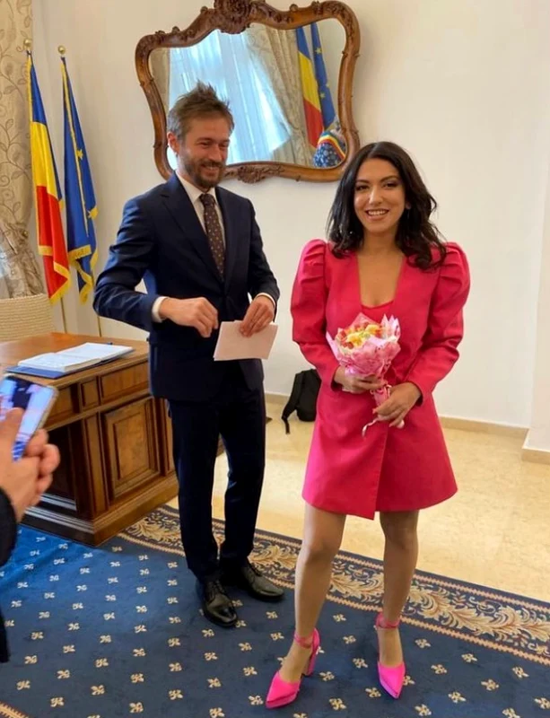 Gabriela Marin s-a cununat cu Radu Turtă  Foto: arhivă personală