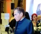 Oana Roman și-a lansat propria gamă de cosmetice în prezența tatălui său, Petre Roman. FOTO: Ana Șimon/OK! România