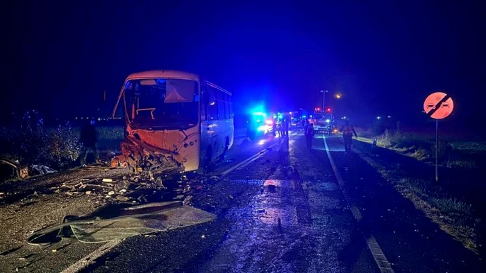 Accident groaznic în Hunedoarea. Foto: ISU 