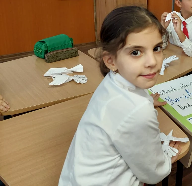 Alexandra era elevă în clasa a treia SURSA: școala