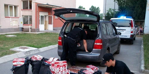 poliţiştii de frontieră au confiscat cantităţi importante de ţigări de contrabandă în primul semestru al anului
