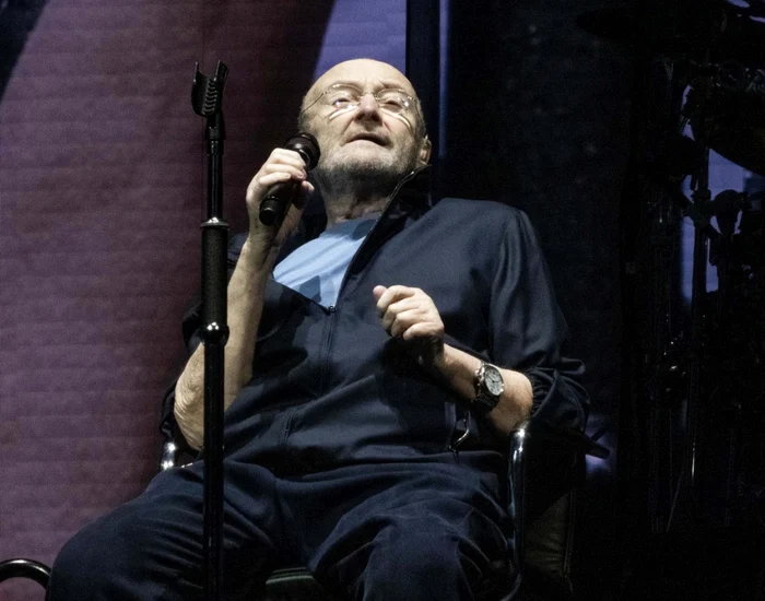 Phil Collins în concert. Foto: Profimedia