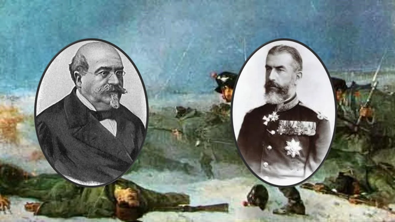 Mihail Kogălniceanu și Regele Carol I FOTO: Arhivă
