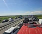 Accident pe A1 FOTO: ISU Dâmbovița