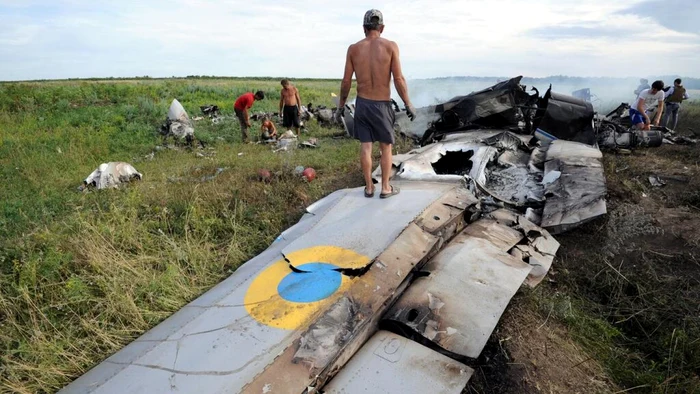 Un avion de luptă a fost doborât în Ucraina