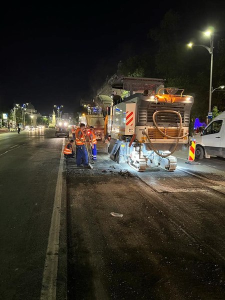 Bulevardul Magheru din București a intrat în reparații