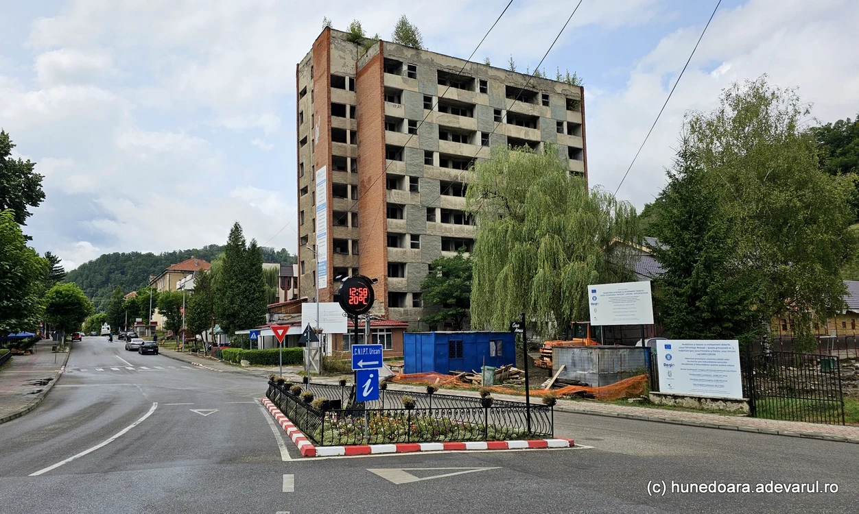 Orașul Uricani din Hunedoara. Foto: Daniel Guță. ADEVĂRUL