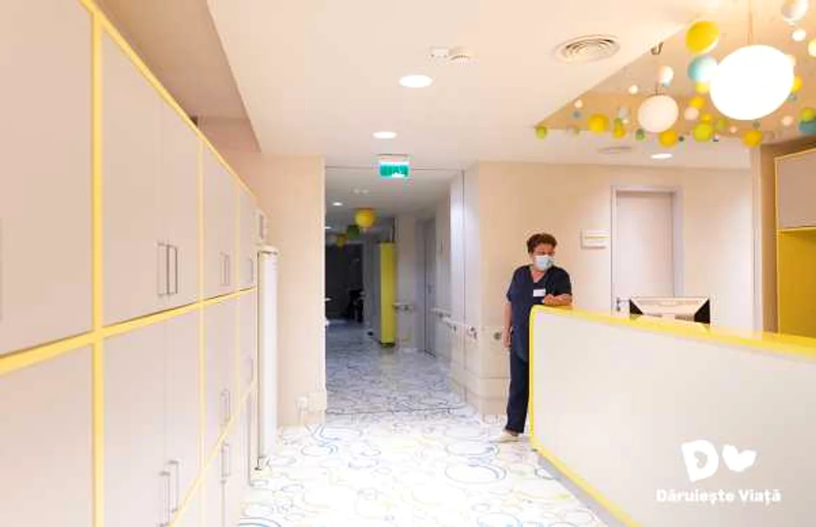Clinica de Hemato-Oncologie şi Oncologie Pediatrică de la Spitalul de Copii „Louis Ţurcanu”, reabilitată complet de Asociaţia Dăruieşte Viaţă FOTO Dăruieşte Viaţă