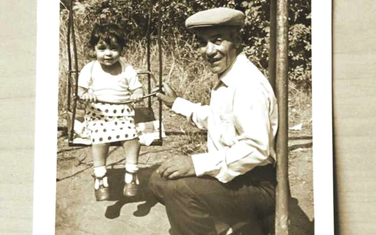 Brebenel şi nepoata FOTO Arhivă personală