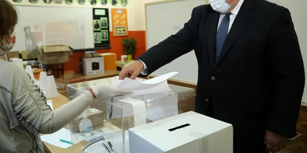 Boiko Borisov la vot FOTO EPA-EFE