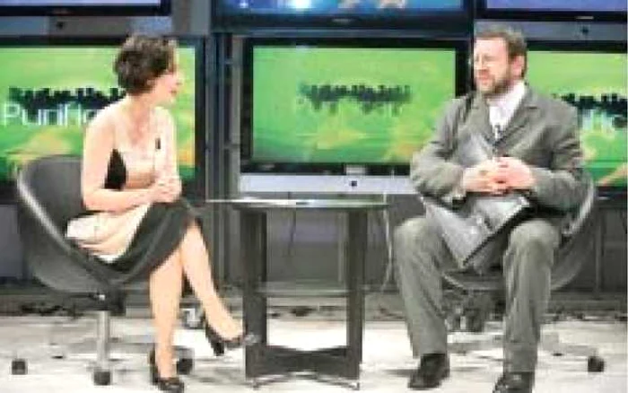 Lamia Beligan şi Adrian Titieni, în spectacolul „Purificare“