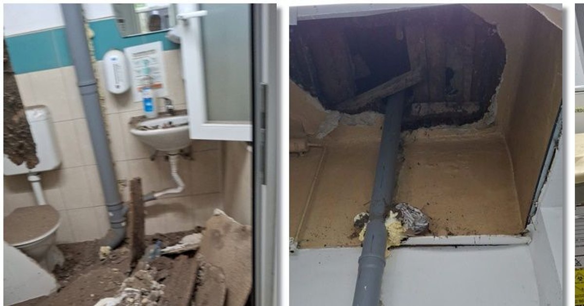 Tavan prăbușit la Maternitatea Odobescu din Timişoara: opt bebeluși transferați de urgență