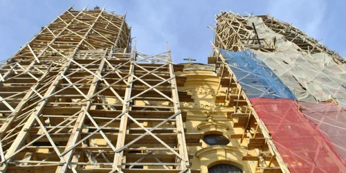 Lucrări la Bazilica Maria Radna Foto