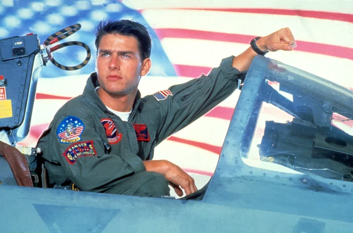 Tom Cruise în ”Top Gun” din 1986
