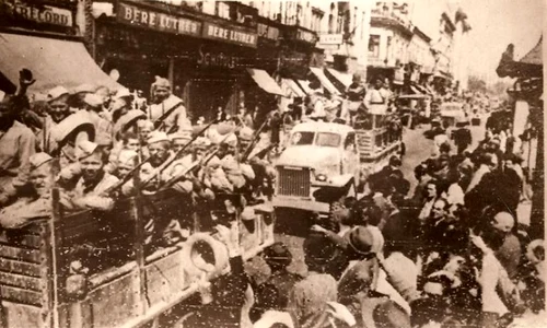 28 februarie: Generalul Nicolae Rădescu şi a prezentat demisia după două luni de guvernare sub presiunea Armatei Roşii  jpeg