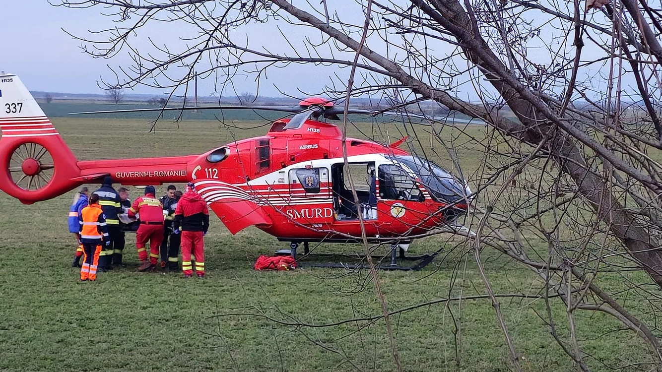 A fost solicitat un elicopter SMURD FOTO: Arhivă