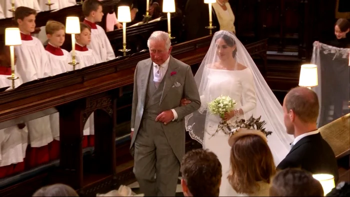 Regele Charles a condus o pe Meghan la altar, în 2018, profimedia 0694213995 jpg