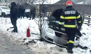 Opt persoane, dintre care cinci copii, rănite într-un accident rutier în județul Argeș FOTO Facebook/Pitești24