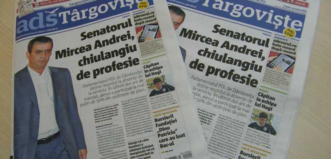 ADS, ziarul judeţului tău