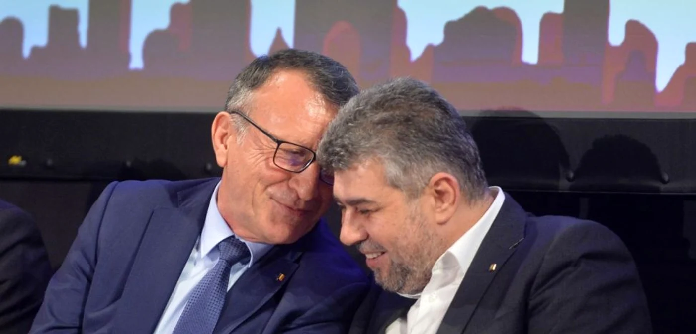 Paul Stănescu şi Marcel Ciolacu, viitorii lideri ai PSD Foto: Mediafax