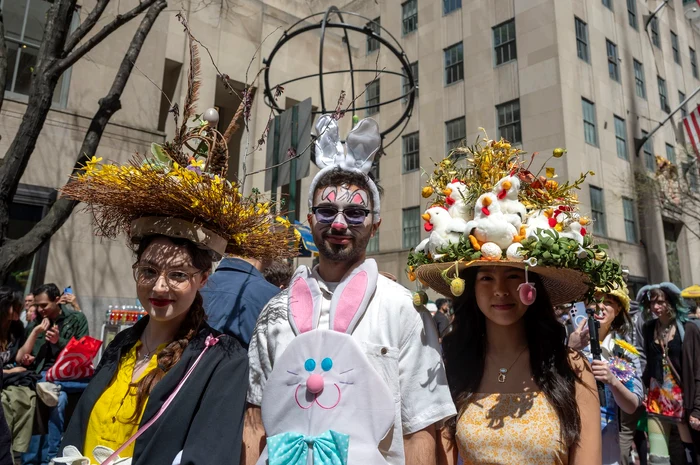 Newyorkezii s-au întrecut în pălării extravagante (Foto: Profimedia)