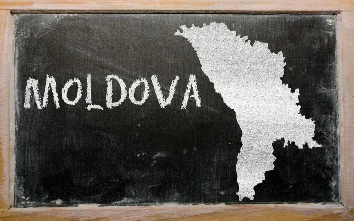 Republica Moldova Harta FOTO Shutterstock