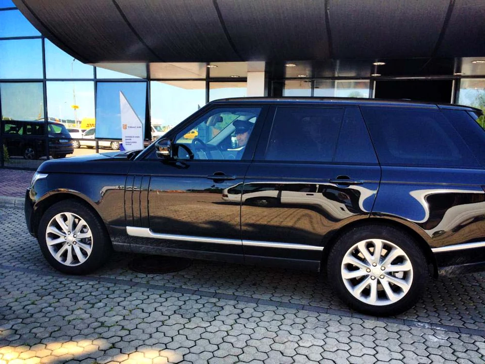 Acesta este jeep-ul cu care artistul a fost adus de la Galaţi în Capitală
